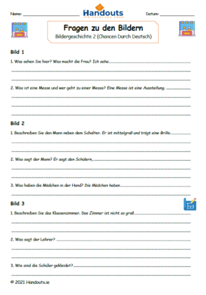 Oral: Bildergeschichte 2 (Picture Questions)